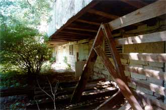 1857 Barn - Exterior - Cantilever Area