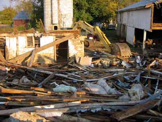 The Barn Log Photographs - November 1, 2005