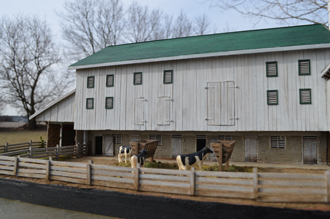 DeFord Model of the Coppock Barn