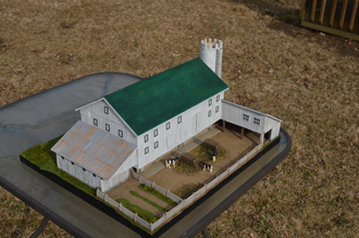 DeFord Model of the Coppock Barn