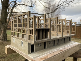 DeFord Model of the Coppock Barn